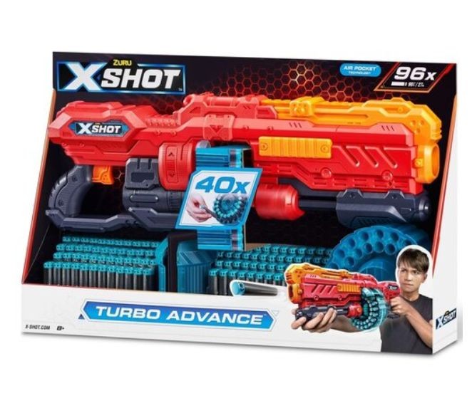 Blaster Zuru X-Shot Turbo Advance, 96 proiectile